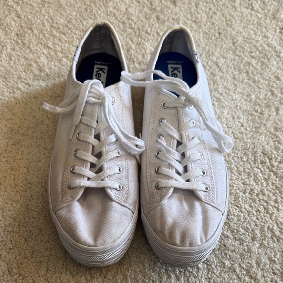 Keds Shoes - Keds women’s  Classic White Lace-Up Sneakers